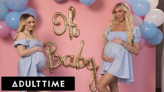 Bájos terhes barinők hármasban: Rylee Blake és Aubrey Kate kettyintenek egy hűtlen férjjel!
