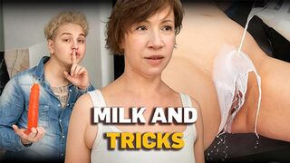 Ruszki milf kérte, hogy tehénkedjek meg a puncáját