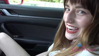 Bűbájos pov randi a cuki barna hajú fiatal amatőr lánykával