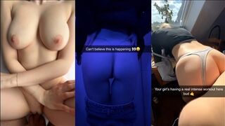 Fősulis csajok mocskos szexe snapchat válogatásban édeshármas képernyőn